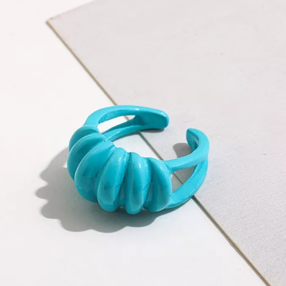 3 pc Geometric Open Ring Set - Picture 3 of 4